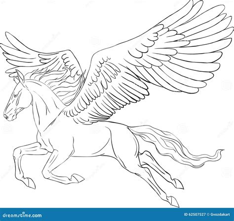 Pegasus Horse Coloring Pages