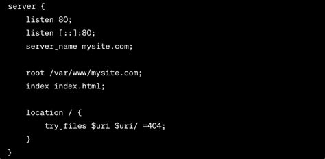 Image result for Nginx HTTP Server Config