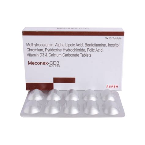 Meconex CD3 Tablet 10's Price, Uses, Side Effects, Composition - Apollo ...