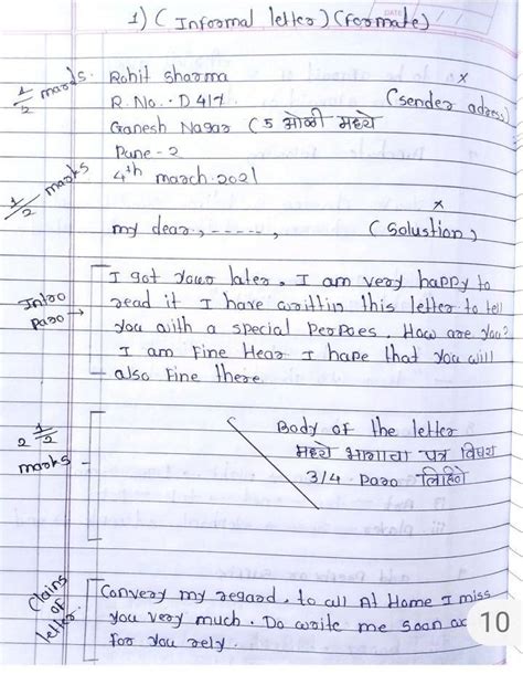 Write a letter to your friend telling him/her above the theft that ...