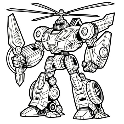 Image result for Robot Transformer Coloring Pages