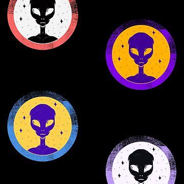 Alien Head Sticker 的图像结果