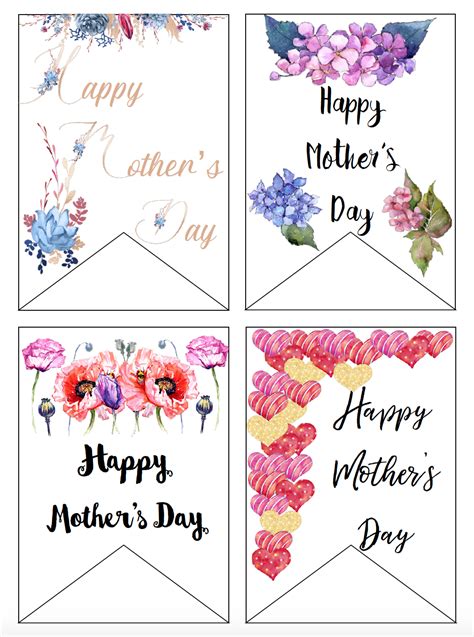 Happy Mothers Day Printable Tags - Printable Word Searches