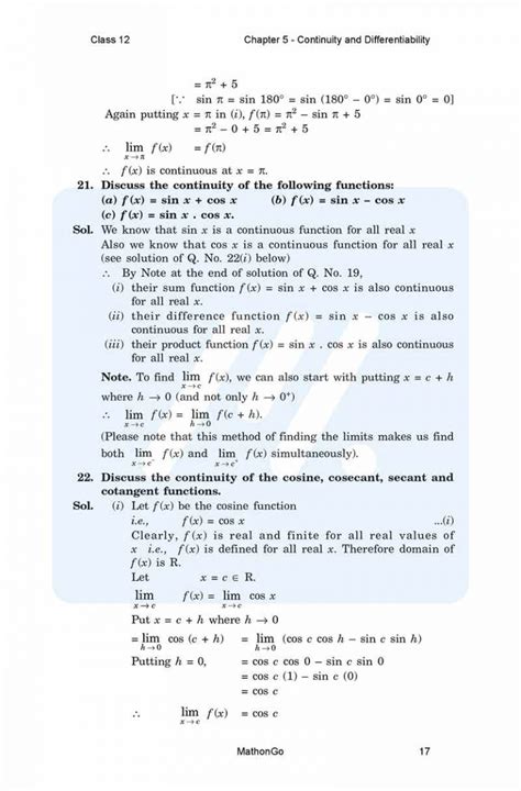 Image result for Class 12 Maths Chapter 5 All Formulas