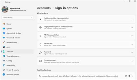 Image result for Windows 11 Setting Password
