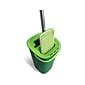 Libman Rinse 'n Wring Microfiber Butterfly Mop & Bucket Kit, Green ...
