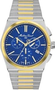 Mathey-Tissot H117CHBBU Chronograph Swiss Made Blue Dial Analog Watch ...