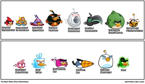 The Angry Birds Space Superheroes - Comic Studio