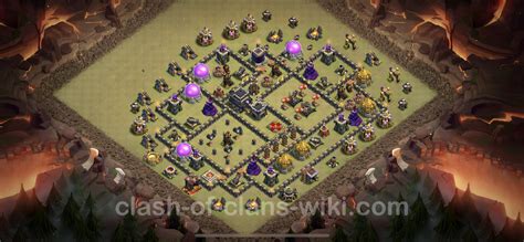 Best War Base TH9 with Link, Anti Everything 2021 - Town Hall Level 9 ...