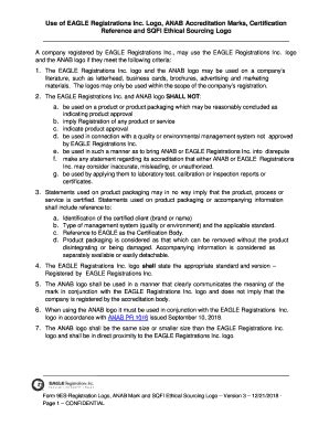 Fillable Online Use of EAGLE Registrations Inc. Logo, Ethical Sourcing ...