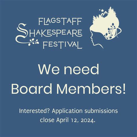 Job Openings & Auditions - Flagstaff Shakespeare Festival