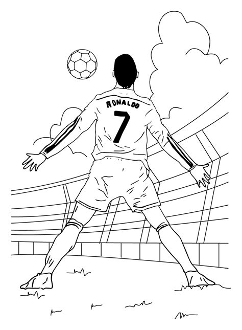 60+ Cristiano Ronaldo Coloring Pages - Free Printable PDF & Online ...