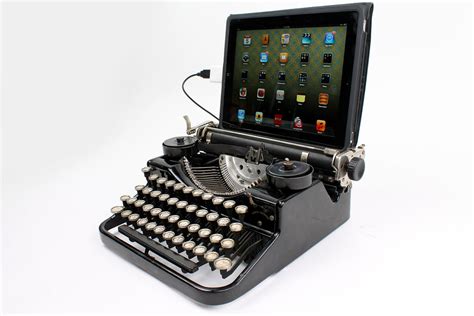 USB Typewriter ~ Typewriter Computer Keyboard / iPad Stand (Model A)