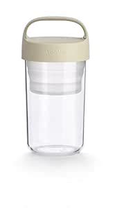 Buy Lekue Jar to Go. 2Pc Travel Jar/Container 20oz, Collapsible ...