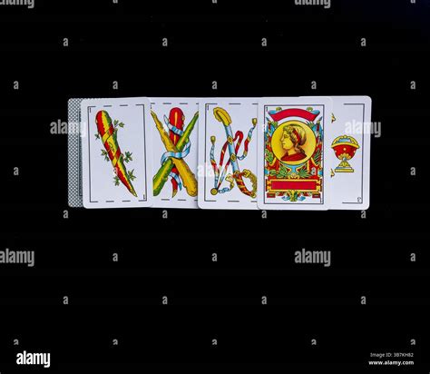 Classic Spanish Playing Cards: Traditional Game Cards Stock Photo - Alamy