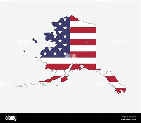 Flag state alaska on Stock Vector Images - Alamy