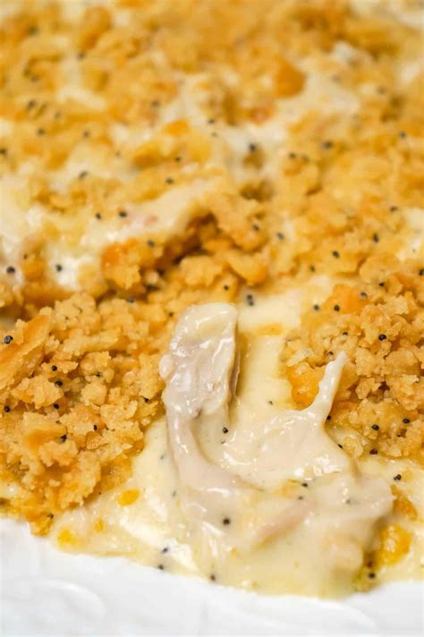 Poppy Seed Chicken Casserole - THIS IS NOT DIET FOOD