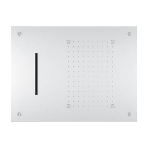 Colston Multi Flow Overhead Showers BRISBANE MIST CH - Chrome on Decure.in