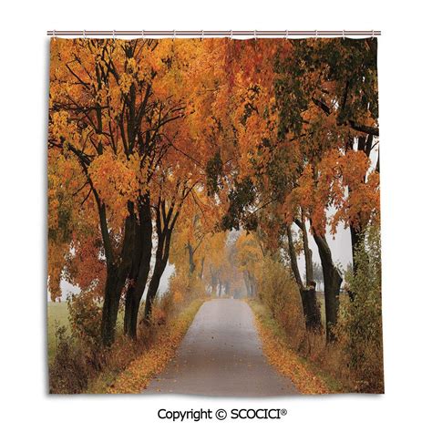 Creative Bath Curtain Personality Suit Shade Curtain,66X72in,Fall,Fall ...