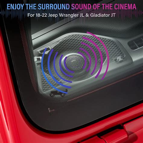 Buy Sunluway JL- (1 Pair) Super Tweeters for 2018-2022 Jeep Wrangler JL ...