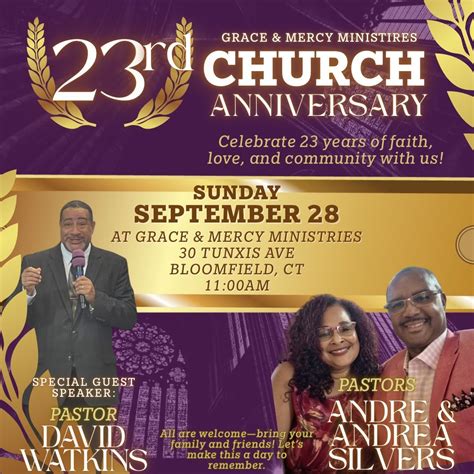 Grace & Mercy Ministries Bloomfield CT 23rd Church Anniversary, 30 ...