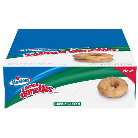 Buy Jumbo Glazed Donettes by Hostess | 4 Ounces | 6 Count Box (12 Total ...