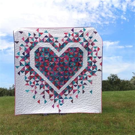 Image result for Exploding Heart Quilt Pattern