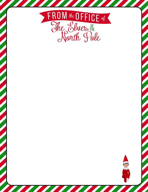 Elf On The Shelf Letter Template Microsoft Word - Free Word Template