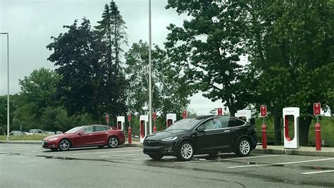 Tesla charging stations now at Kennebunk service plazas
