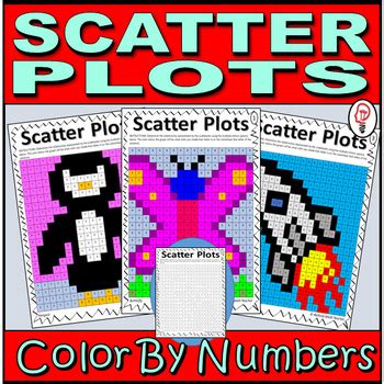 Scatter Plots - Color by Numbers - 8.SP.A.1 Worksheets by Rethink Math ...