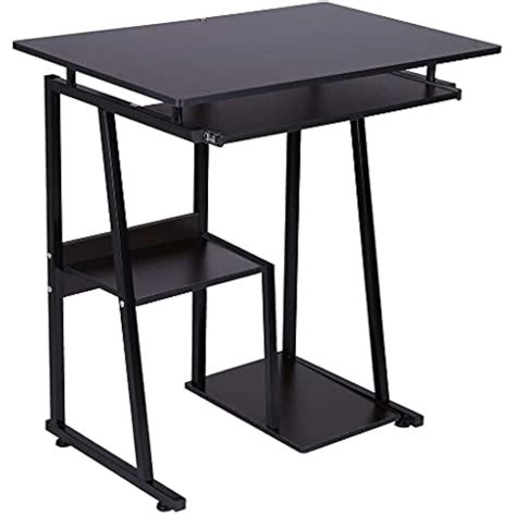 QINXIAO Computer Desk with Pullout Keyboard Tray India | Ubuy