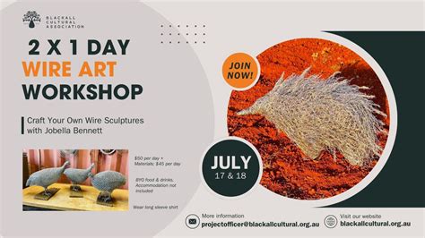 Wire Art in the Outback: 2-Day Sculpture Workshop with Jobella Bennett ...