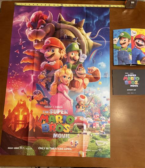 The Super Mario Bros Movie 2023 movie poster | Ubuy India