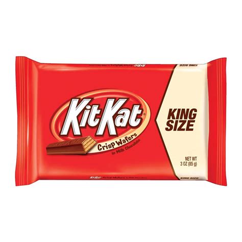 KIT KAT King Size 3 Oz. Crispy Chocolate Candy Bar - Crisp Wafers In ...