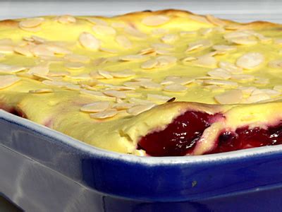 Kirsch Quark Lasagne Rezept   regional saisonal
