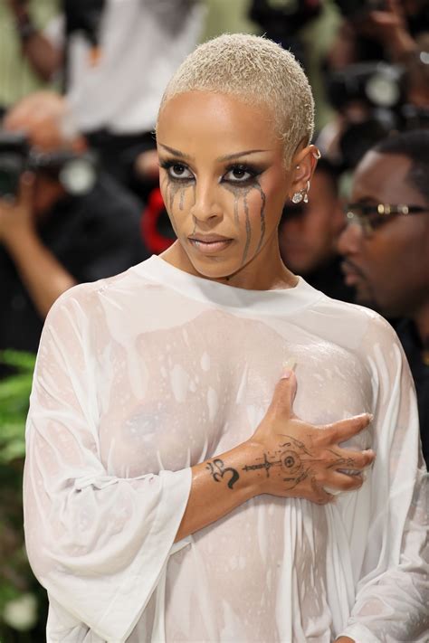 Doja Cat's Fake Tears Are the Ultimate Sad Girl Beauty Look | Marie Claire