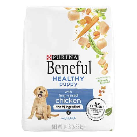 Purina Beneful Healthy Puppy With Farm-Raised Chicken Dry Puppy Dog ...