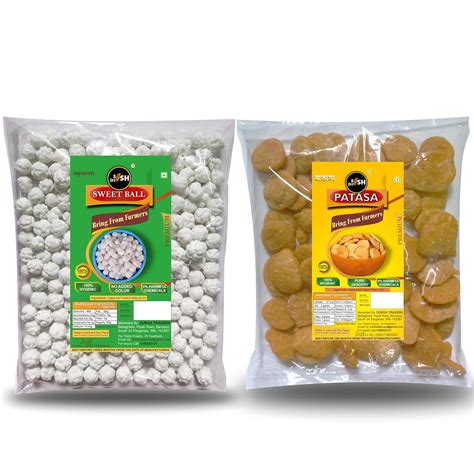 Sish Desi 200g Jaggery Bengali Batasha and 200g Nokuldana | Pure Lal ...