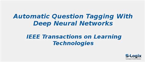 Automatic Question Tagging with Deep Neural Networks-Python Project | S ...