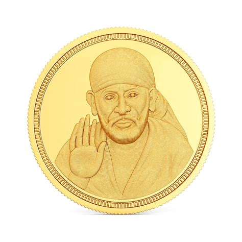Joyalukkas 8 Gram (22 Kt) Sai Baba Gold Coin : Amazon.in: Jewellery