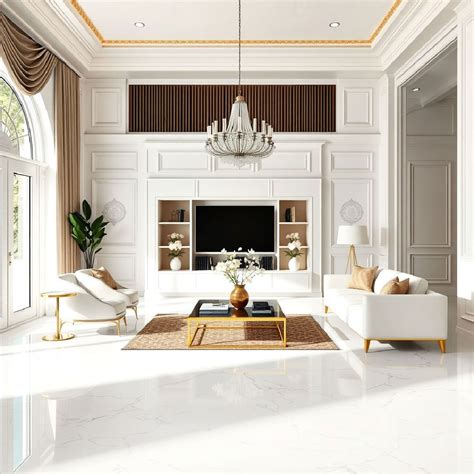 20 Marble Floor Living Room Ideas for A Luxurious Look