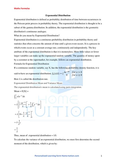 Exponential Distribution Definition, Use, Facts & Examples