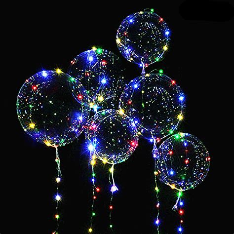 6 Packs LED Light Up BoBo Balloons Colorful,10 PCS India | Ubuy