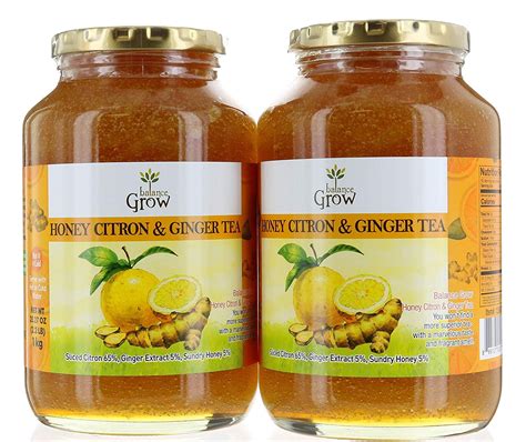 Balance Grow Honey Citron & Ginger Tea 2.2 lb (Pk of 2) - Walmart.com