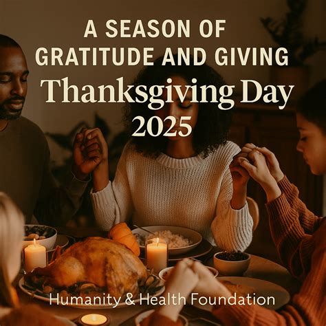 Thanksgiving Day - Humanity & Health Foundation