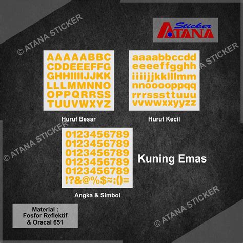 Jual Sticker Cutting Scotlite Angka Untuk Menulis Sesuai Kreasi ...