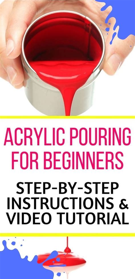 Image result for Acrylic Paint Pouring Tutorial
