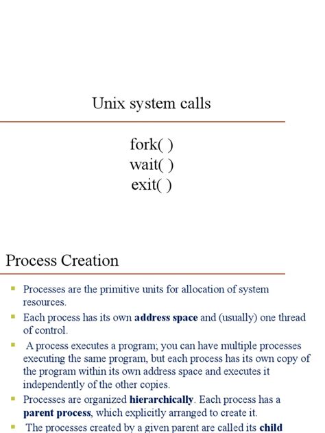 Image result for Unix Fork Command