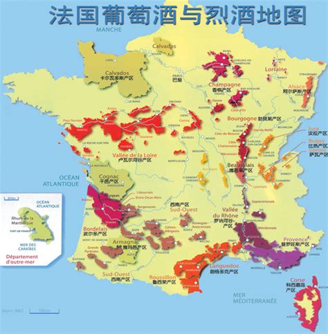 法国地图高清英文版 _星空生活网