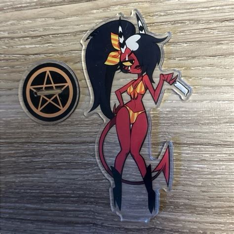 Hazbin Hotel Helluva Boss Swimsuit Sallie May anime acrylic figure ...